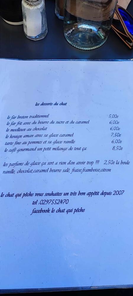 Le Chat qui Pêche - Menu Image 1